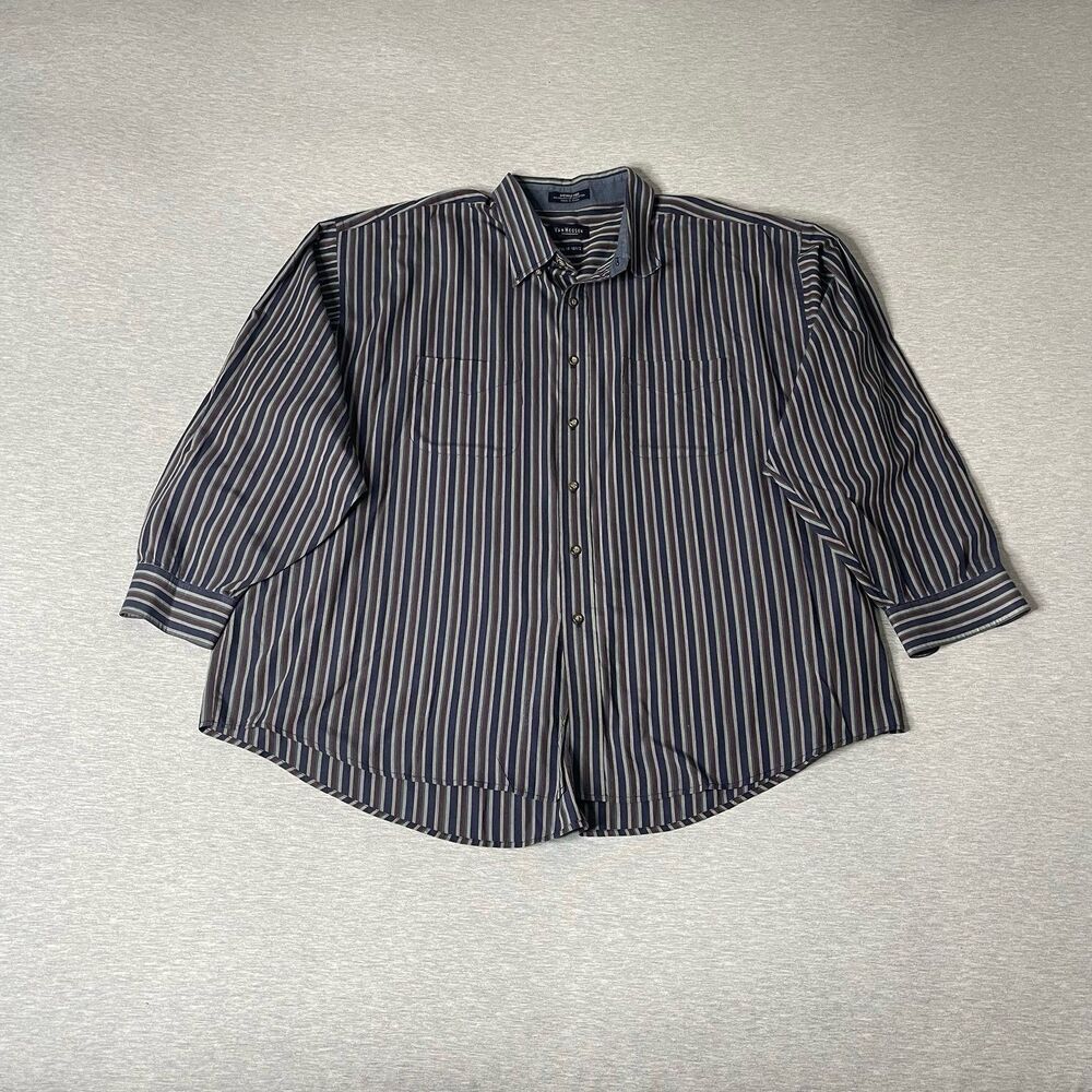 Van Heusen Men’s PinStripe Classic Fit Button-Up Dress Shirt